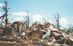 F3 tornado damage example