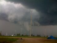 The Chad F4 tornado touching down of October 24.