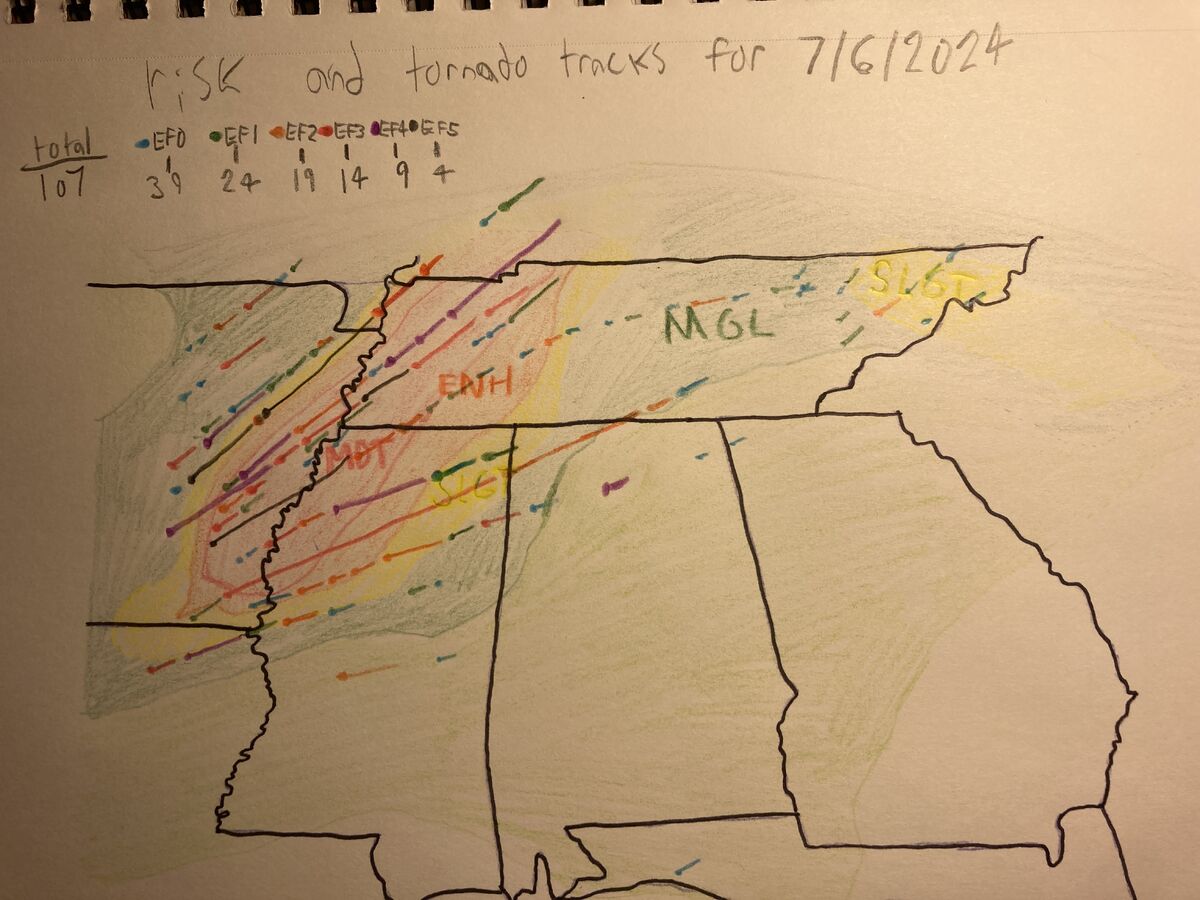 Tornado outbreak of July 6th, 2024 Hypothetical Tornadoes Wiki Fandom