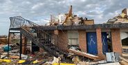 EF3 damage to apartments in Garland.