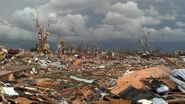 EF4 damage in St. Charles, Missouri from the EF4 that struck the area on March 10 that killed 16.