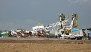 EF5 damage to an oil rig near Vilonia.