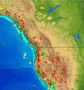 Mount Hood is located in the Cascades Volcano Range