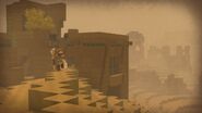 Player in sandstorm