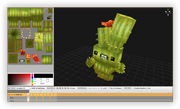 Animation of a  using the Hytale Model Maker.