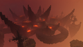 A Hytale SkyWars map which is a fiery version of the map known as "Tribute" on Hypixel.