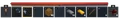 Hráčův hotbar s předměty.