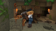 Ore mining in trailer