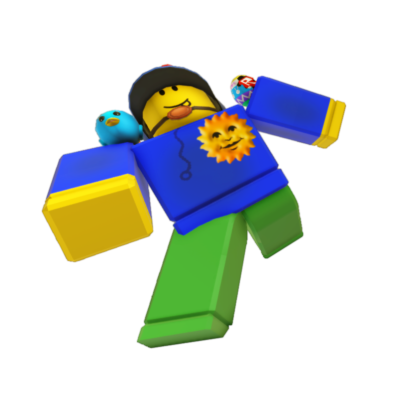 Roblox's noob skin easter egg I guess (it's a real easter egg my