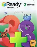 A special version of a Ready mathematics instructions book for 2nd grade students (Specifically made for New York State in the United States)