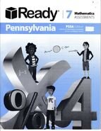 A special version of a Ready mathematics assessments book for 7th grade students (Specifically made for the state of Pennsylvania in the United States)