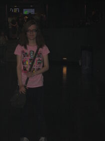 I like how it's kinda dark! LOL it's me! Before the concert...hehe waiting!