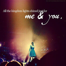 Well this reminds me of...concerts lights shining over me and ian :D