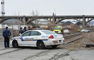 2 of my FAVE things: cop cars and bridges... ! :D