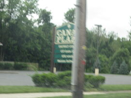 EVELYN!! It said Canal Plaza! I tried to take a picture but it went too fast! You can kinda see it!!! :D [maybe Google map it? I can! lol!]