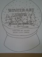 This flyer says the Art Show was Friday only but the website said the 18th (Sunday) also!