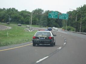 This was on the highway next to Martin going to 8th Ave! :D Yay the back of a Bethlehem Police car! :P