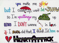 lyrics to "Heart Attack," By Demi Lovato. One of my fave songs, and the lyrics and the song is so true, and catchy! (: