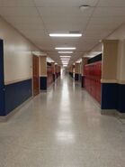 Hallway in the Commons building, my favorite!