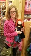 Me with an Evelyn doll LOL!