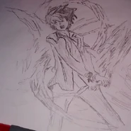 A drawing of Ouma Shu #drawing #manga #anime #guiltycrown - Christopher Kenyatta Sese-Khalid Jr. 🌎🌏🌍🌎🌏 🏁🏁🏁🏁🏁 Date: July 15th, 2014