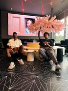 🍹🍸🥂🧋 - Christopher Kenyatta Sese-Khalid Jr. (@iandroidchris)🌎🌏🌍🌏🌎 with Isiah Matthew Sese-Khalid🌎🌏🌍🌏🌎 📸: Ava Olivia Sese-Khalid🌎🌏🌍🌏🌎🏁🏁🏁🏁🏁 Date: July 12, 2025 Location: Fairfax, Virginia, US