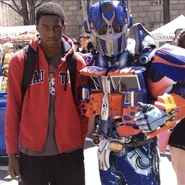went to sakura matsuri and saw optimus prime 🎊 - Christopher Kenyatta Sese-Khalid Jr. Location: Sakura Matsuri Festival Washington D.C Date: April 12, 2014