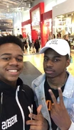 💫Stephen Davis, with Christopher Kenyatta Sese-Khalid Jr. 🌎🌏🌍🌎🌏 Date: March 4, 2017 Location: Potomac Mills, Prince William County, Virginia, US