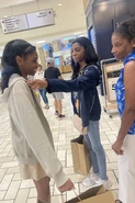 Christopher Kenyatta Sese-Khalid Jr., Aaliyah Janai, Sese-Khalid, Larissa Tatyana Sese-Khalid, and Rosalie Ann Sese-Khalid Shopping 🛍️ Location: Tyson's Corner Virginia, US