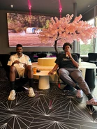 🍹🍸🥂🧋 - Christopher Kenyatta Sese-Khalid Jr. (@iandroidchris)🌎🌏🌍🌏🌎 with Isiah Matthew Sese-Khalid🌎🌏🌍🌏🌎 📸: Ava Olivia Sese-Khalid🌎🌏🌍🌏🌎🏁🏁🏁🏁🏁 Date: July 12, 2025 Location: Fairfax, Virginia, US