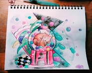 Sleepy Tanuki🍬By Aaliyah Janai Sese-Khalid Date: December 4, 2016 Location: At Home, Prince William County, Virginia, US