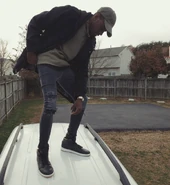 Feeling like I'm on top of the world! 🌎🌏🌍🌏🌎 - Christopher Kenyatta Sese-Khalid Jr. 🌎🌏🌍🌏🌎 #hyundai #hyundaisantafe #nike #calvinklein #santafe Location: At Home, Prince William County, Virginia, US Date: November 28, 2016