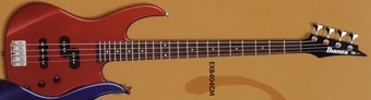 ベース Ibanez EXB-404 Ibanez EX 404 Gun Metal Metallic 1992 – Chicago Music Exchange