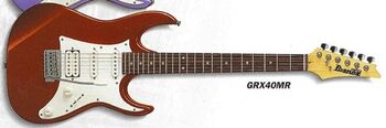 GRX40 | RG | ELECTRIC GUITARS | PRODUCTS | Ibanez guitars