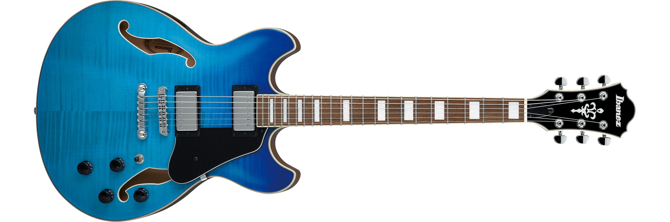 直営店に限定 Ibanez AS73FM Azure Blue 【限定モデル】（新品特価