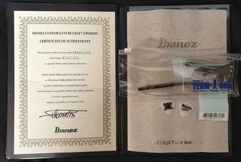Ibanez PRM1X Certificate