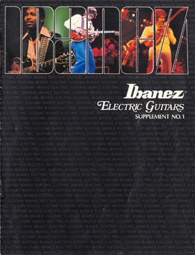 1979 Ibanez electric guitar supplement front-cover