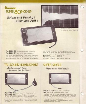 Ibanez super 70 shop pickups for sale