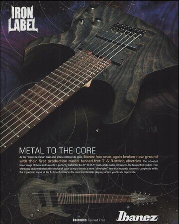 Iron Label series | Ibanez Wiki | Fandom