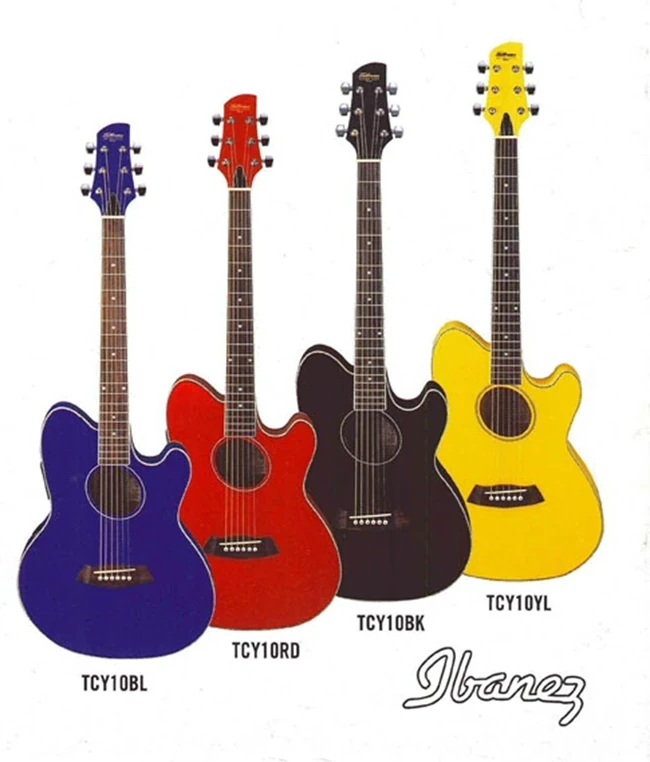 Ibanez アイバニーズ　Talman TCY10-TBS　アコースティック Ibanez TCY10ETBS Talman Acoustic/Elec Guitar in Transparent Blue