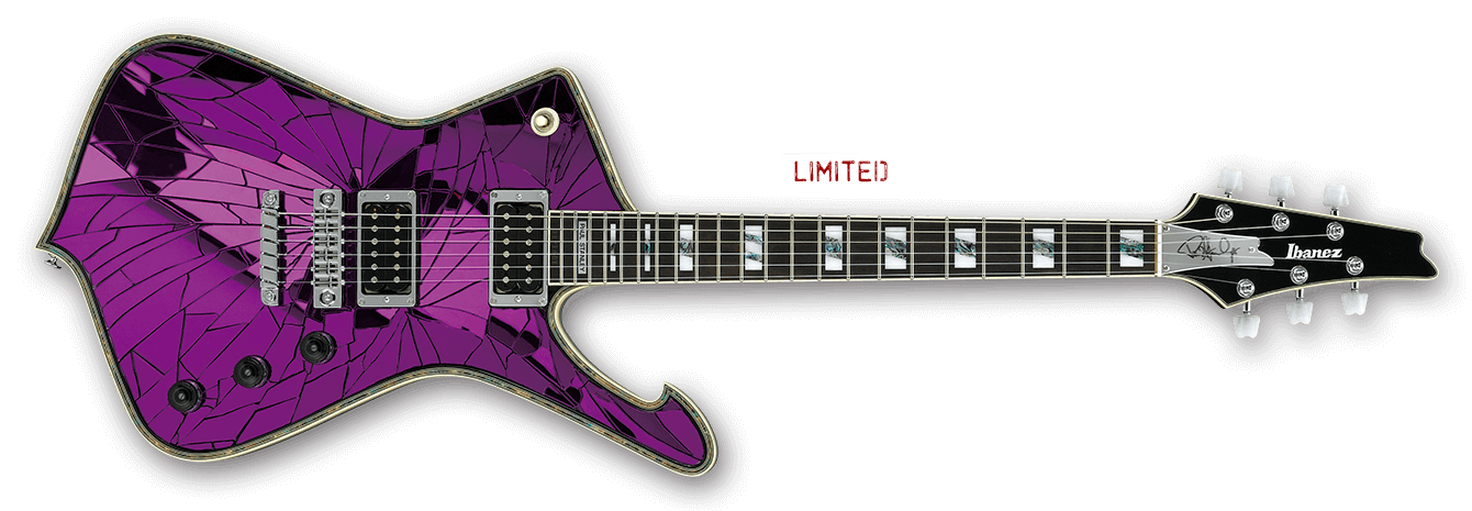 Ibanez Limited Edition PS2CM Paul Stanley Purple Mirror Electric Guitar