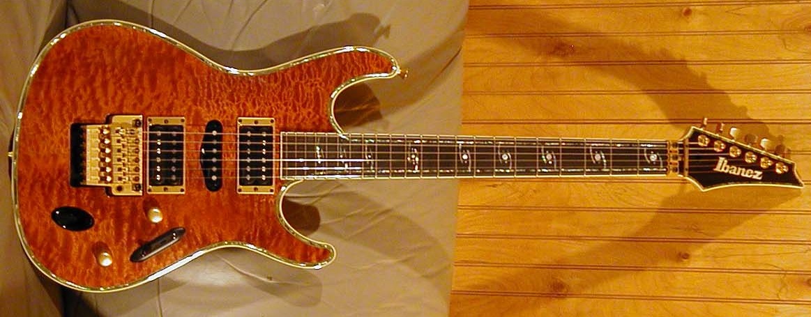 Ibanez ARZ400 GOLD Full COVERD カスタム　24F Ibanez ARZ400 GOLD Full COVERD カスタム 24F - メルカリ