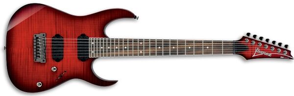 Ibanez RG7321 7弦ギター 2010 Ibanez RG7321 7-String Superstrat w/Bare Knuckle's