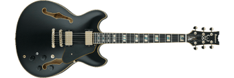 Ibanez john scofield jsm20 black low gloss on sale