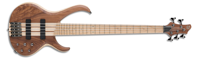 Ibanez BTB675 BTB 5-String Electric Bass Guitar Flat Natural