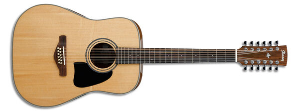 Ibanez AW12S アコースティックギター エレアコギター・12弦ギター】スタンダードなTOPと、個性的な