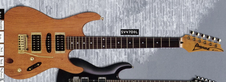 IBANEZ SV470 エレキギター メイドインジャパン SV470 (1995, Korea) | Ibanez Wiki | Fandom