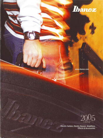 2005 Japan elec guitar catalog front-cover