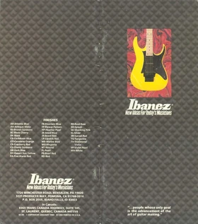 1989 USA catalog front-back cover