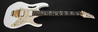 ギター Ibanez JEM7V-WH Ibanez Steve Vai Signature JEM7V Electric Guitar White
